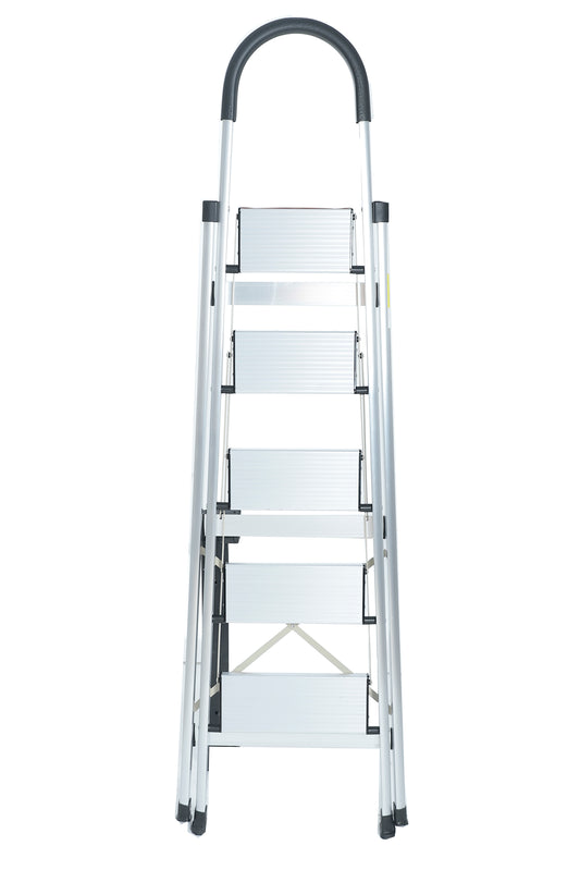 MARK TOOLS Huishoudtrap Keukentrap - 5 Treden - Max werkhoogte: 3.0 meter - Anti-Slip